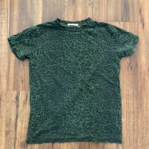 Easy vintage tee Army Leopard